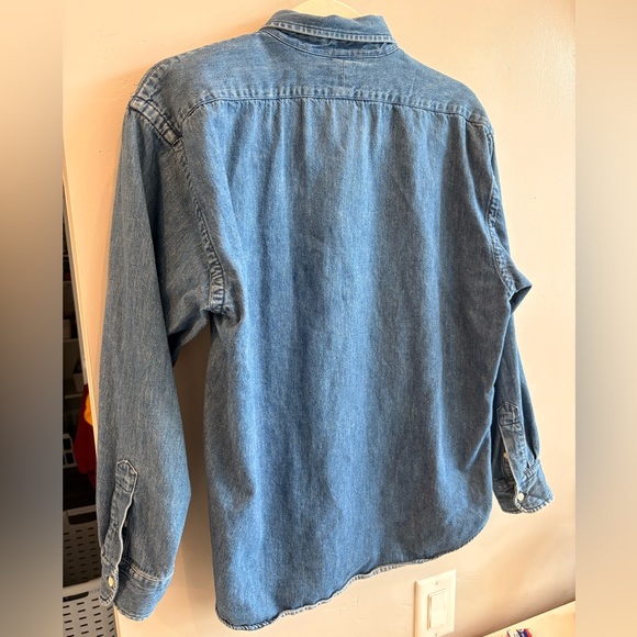Vintage Ralph Lauren chambray denim button down shirt - Picture 4 of 7
